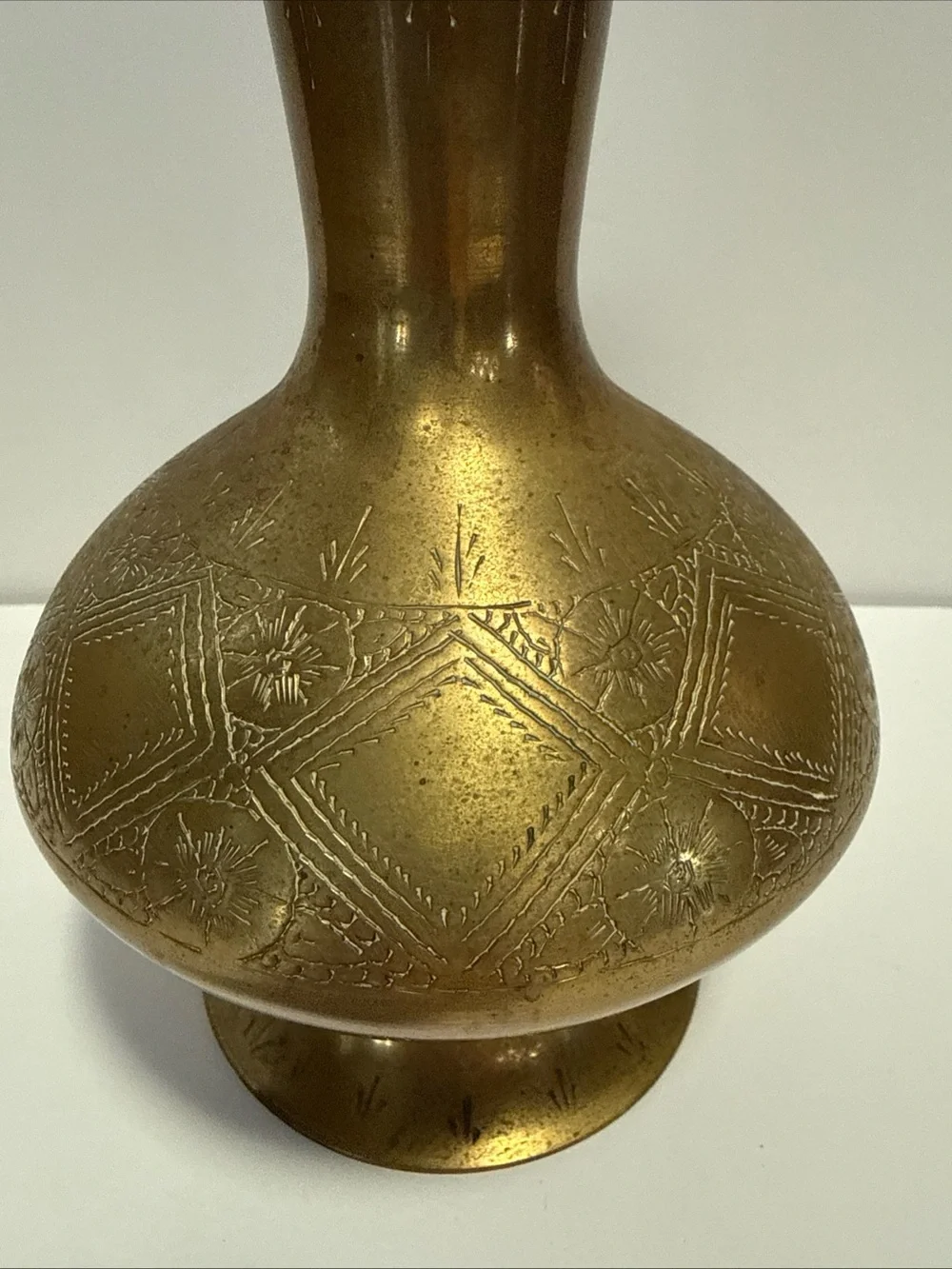 Brass Decorative Vase Solid Brass Saudi Arabia